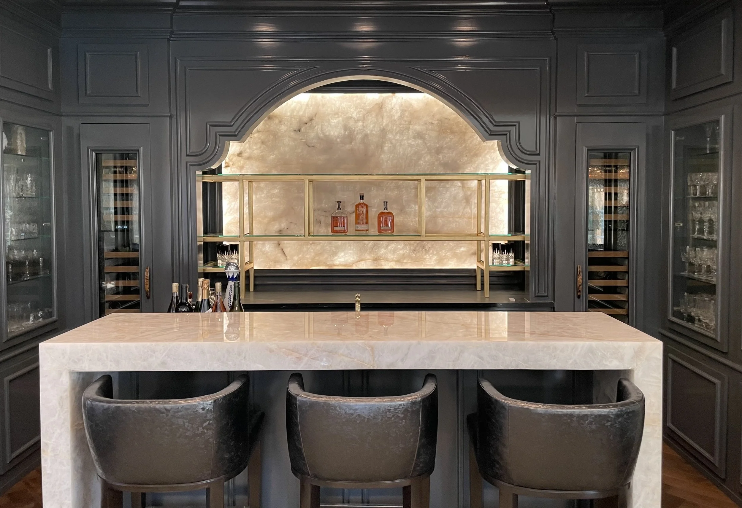 Custom home interior by Rosenbach Contractors