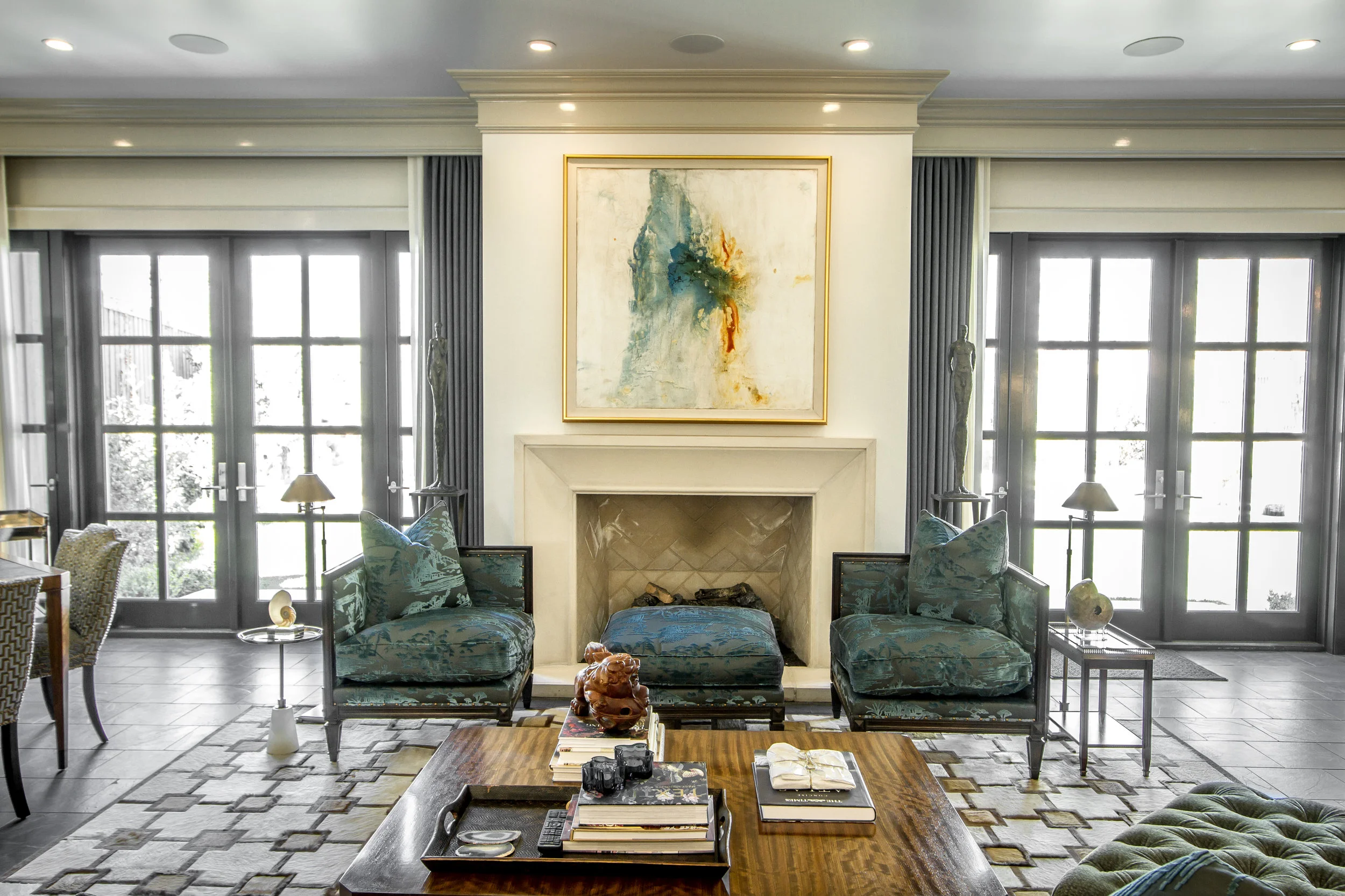 Custom home interior by Rosenbach Contractors